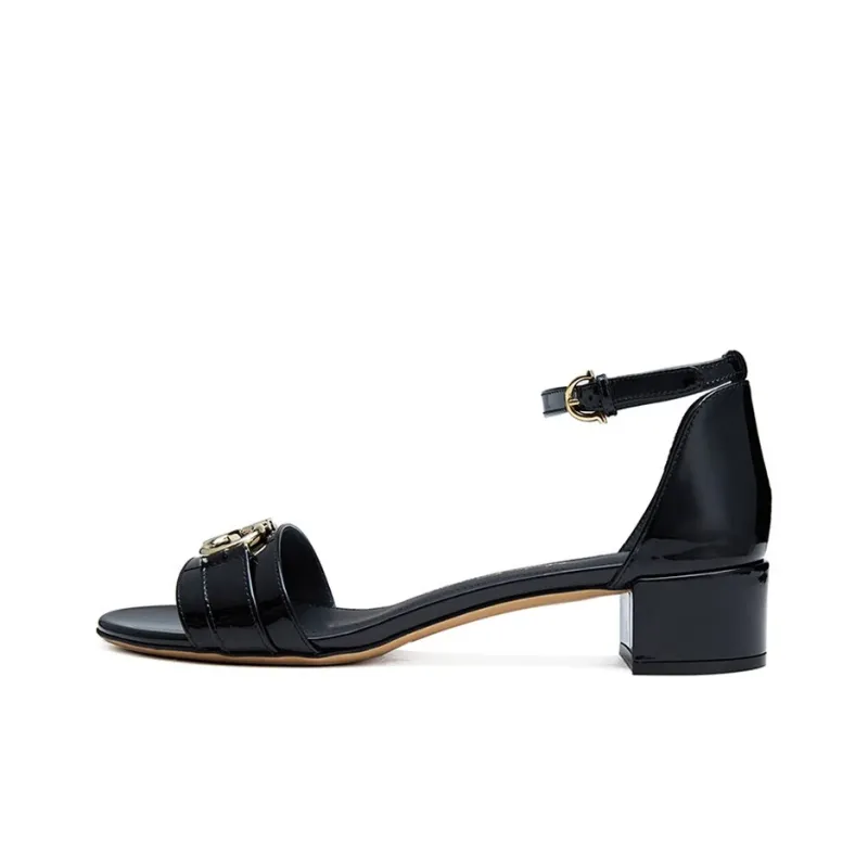 FERRAGAMO Como One Strap Sandals Women's Black-0