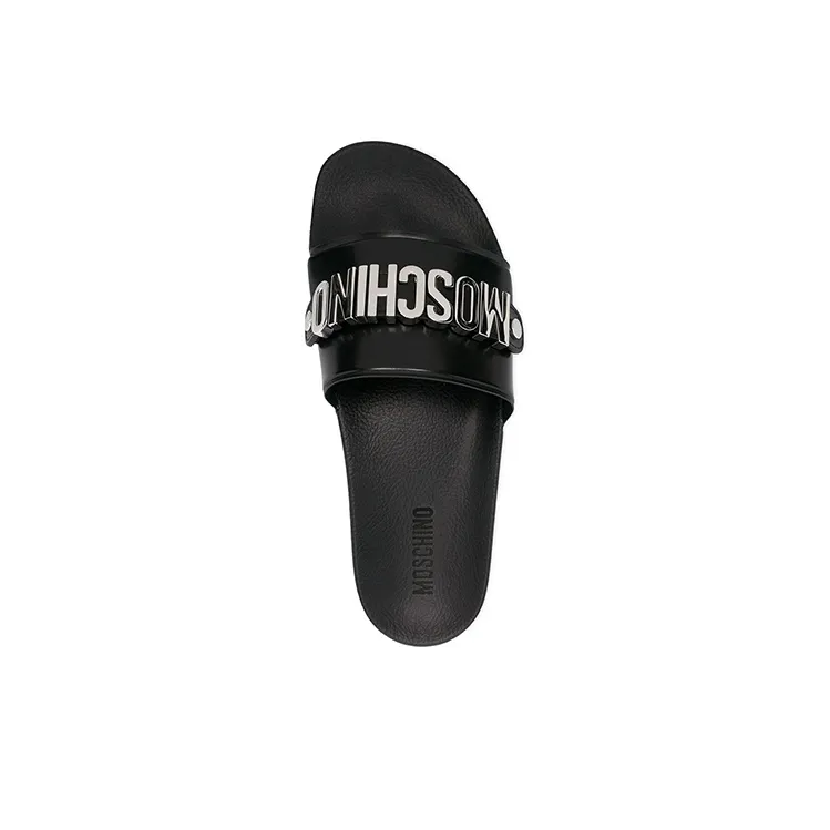 MOSCHINO Stylish Sandals Men's Black-4