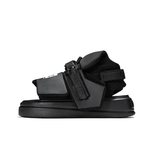 NORVINCY American Streetwear Sports Hook and Loop Mid Top Beach Sandals Unisex