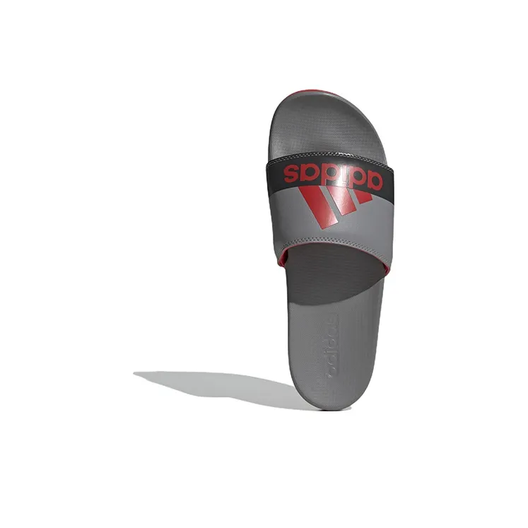 Adilette Adidas Comfort Slide 'Vivid Red Grey'-4