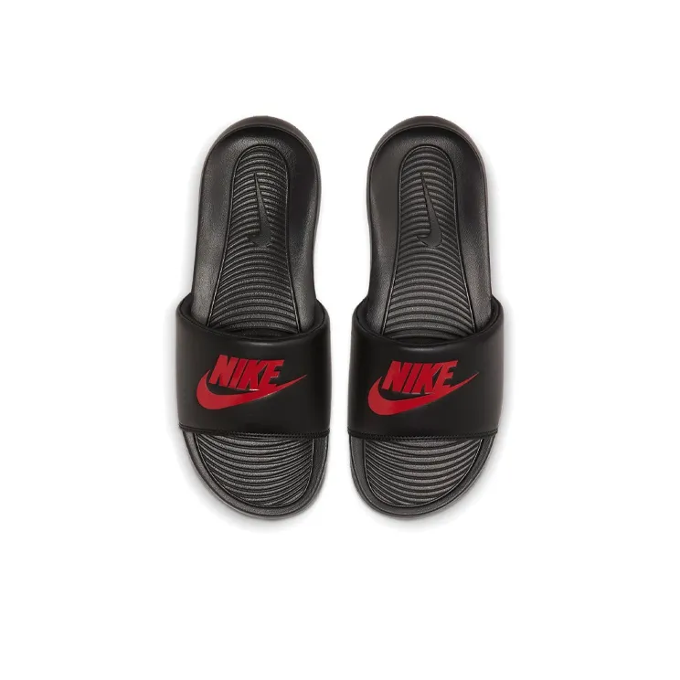 Nike Victori One Slides 'Black Red'-2