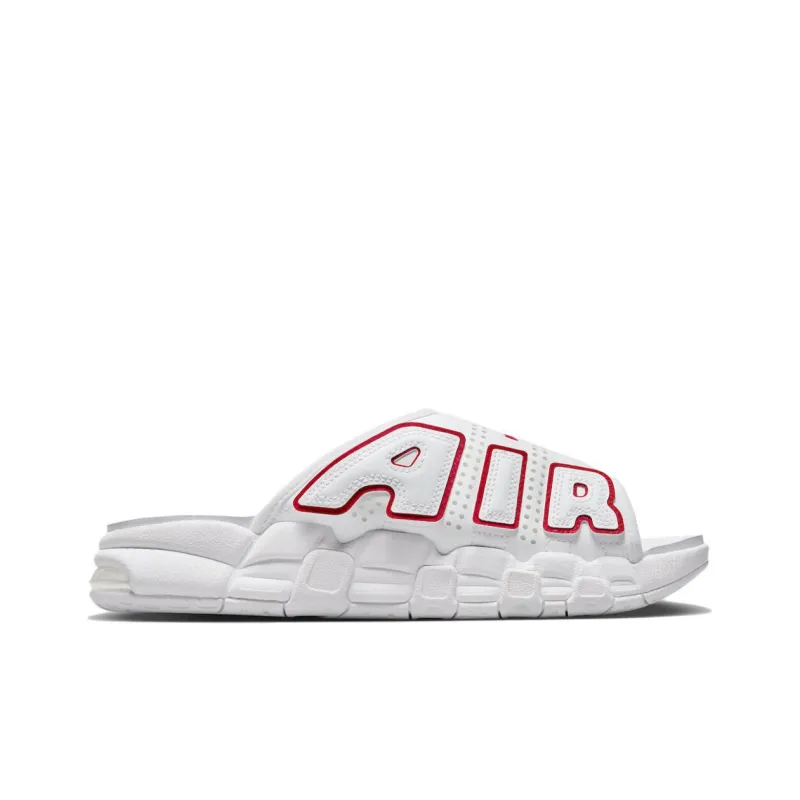 Nike Air More Uptempo Slide 'White Red'-1