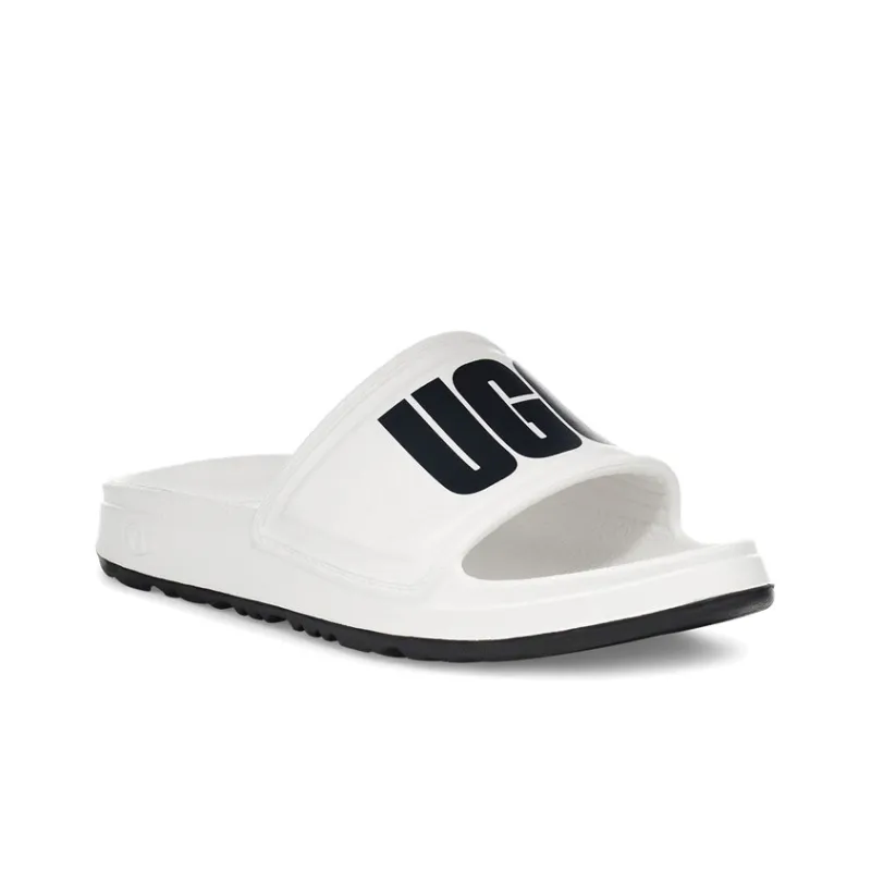 UGG Wilcox Slide Minimalistic Cozy Thick Sole White Women's-2