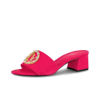 LOUIS VUITTON Madeleine Slide Slippers Women's Overripe Pink