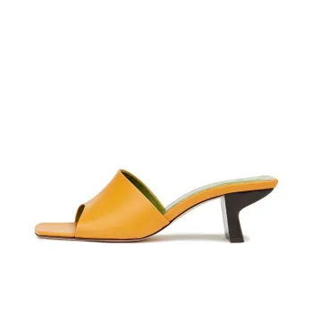 By Far Quiet Slide Slippers Women's Orange