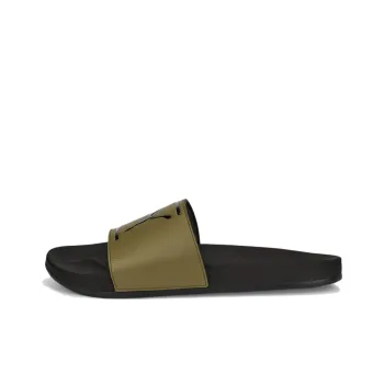 PUMA Leadcat Rubber Sole Slide Slippers Women's Black Brown