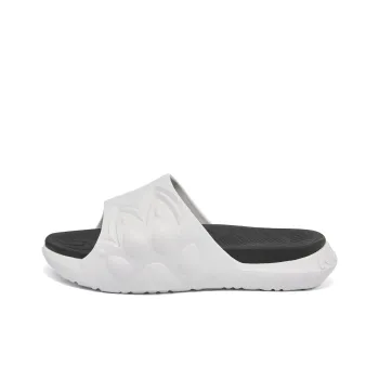 KELME EVA Slip Resistant Abrasion Resistant Slide Slippers Unisex White Black