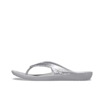 Crocs Kadee Ii Minimalistic Cozy Sports Slippers Unisex Silver