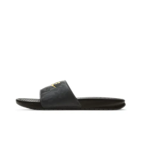 Nike Benassi Slide 'Black Camo Orange'