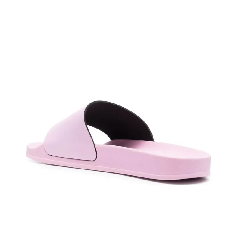 OFF WHITE Off Stamp Slide Lilac Black Women's-3