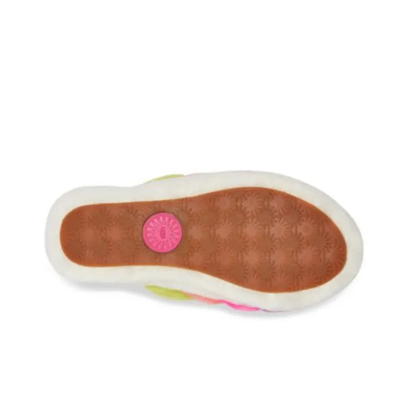 UGG FLUFF YEAH Stylish Sandals Women's White-5
