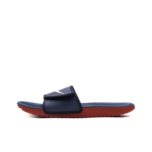 Nike Kawa Slide Slippers Men Blue/Red