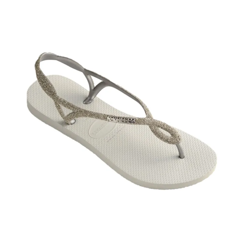 Havaianas Luna Premium Stylish Sandals Women's White-2
