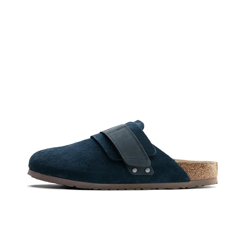 Birkenstock Nagoya Suede Leather 'Navy'-0