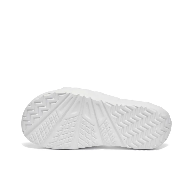 KELME EVA Slip Resistant Abrasion Resistant Slide Slippers Unisex White Black-4