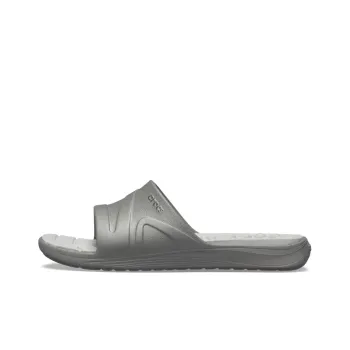 Crocs Reviva Cozy Non Slip Flat Sports Slippers Unisex Gray
