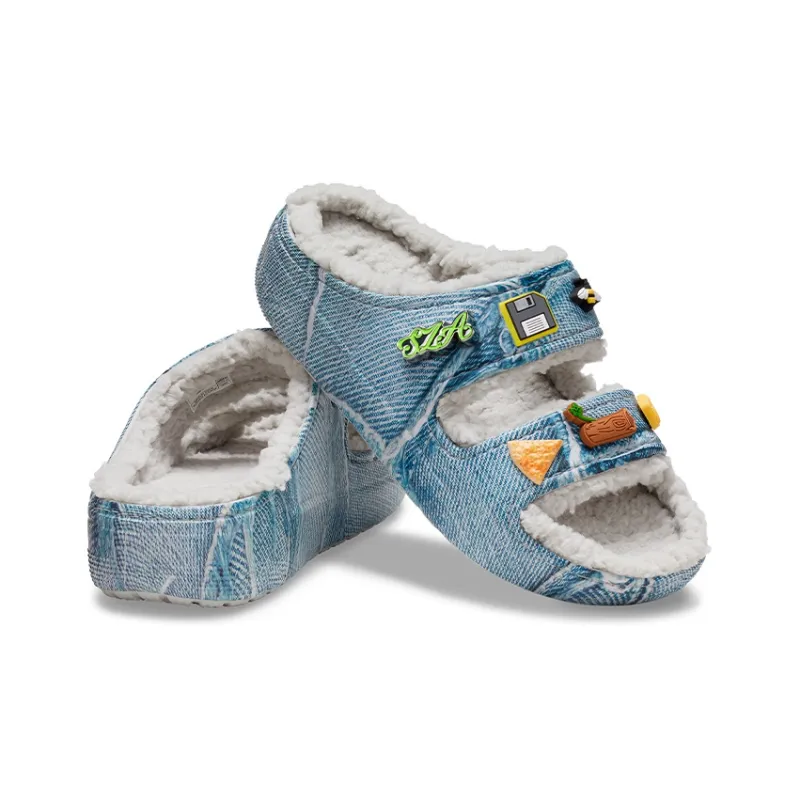 Crocs X Sza Classic Cozzzy Sandal 'Denim'-3