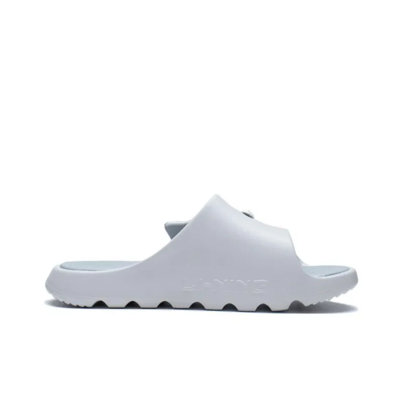 LiNing Rubber Sole Slide Slippers Men's Gray-1