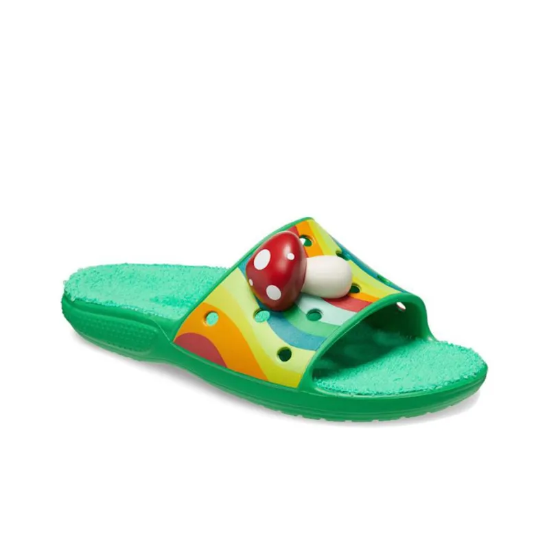 Crocs Classic Slide Zen Garden Terry Cloth-2