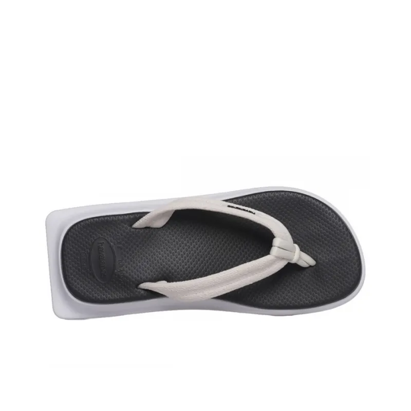 Havaianas Tradi Zori II Stylish Sandal Unisex Black White-1