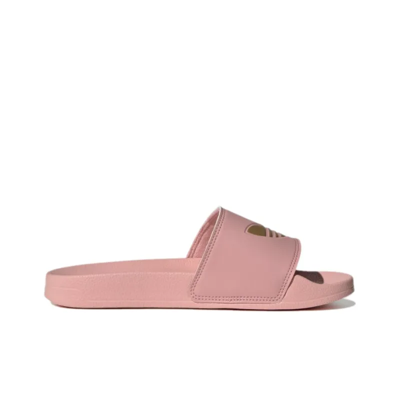 Adidas Originals Adilette Lite Slides Wonder Mauve Matte Gold Women's-1