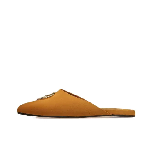 BALLY Gylon Logo-plaque Leather Slippers