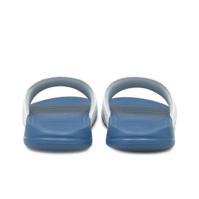 PUMA Popcat 20 Slip Resistant Abrasion Resistant Slide Slippers Unisex Blue White-2
