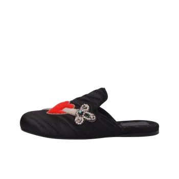 GUCCI Slip-Resistant Slide Slippers Women's Black