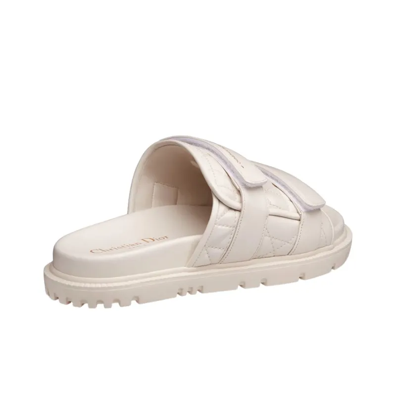 DIOR Diorevolution Slide Slippers Women's White-3