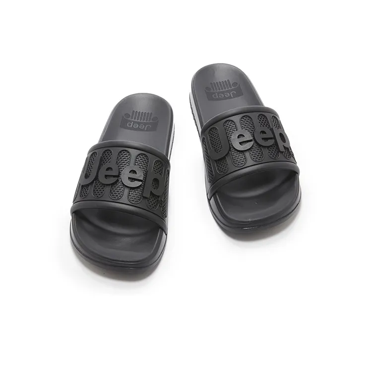Jeep Slide Slippers Men's Black-4