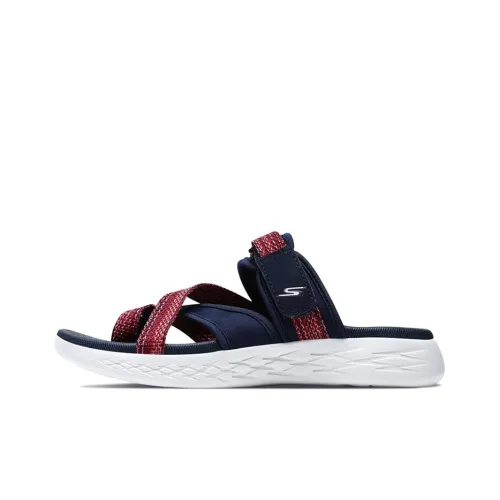 Skechers ON THE GO Slide Slippers Women's Navy/Red