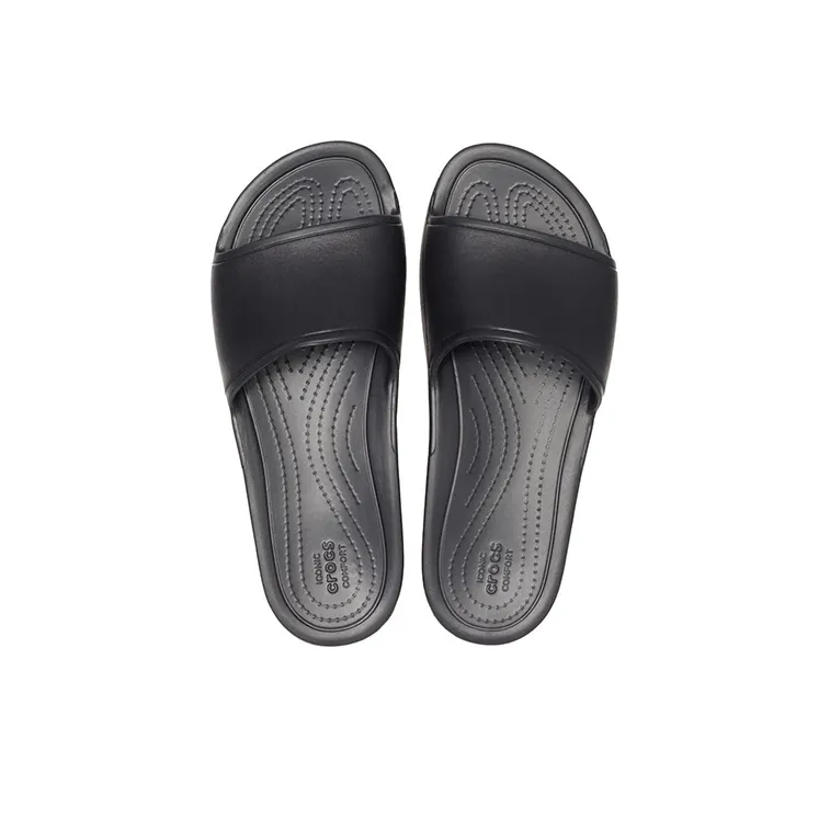 Crocs Sloane Slide Slippers Women's Pure Black-4