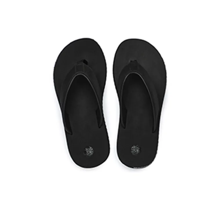 FILA TREVI Rubber Sole Slip Resistant Flip Flops Women's Black-2