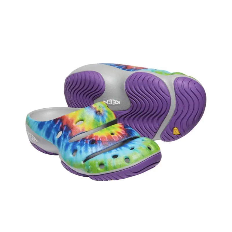 KEEN Yogui Artsfull Closed Toe Slippers, Clogs, River Trekking Shoes Men's Multicolor-3