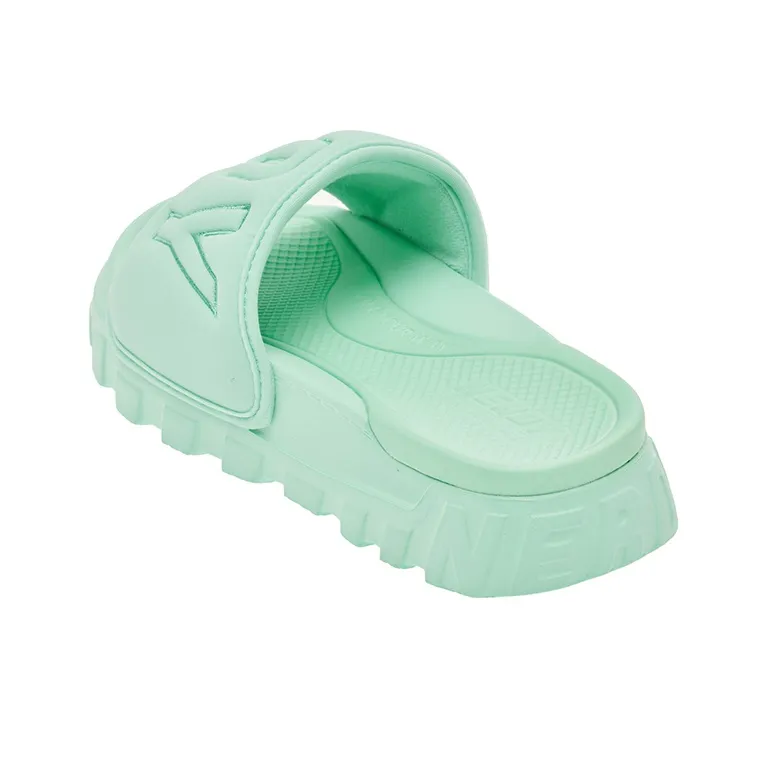 Nerdy Slide Slippers Unisex Mint Green-3