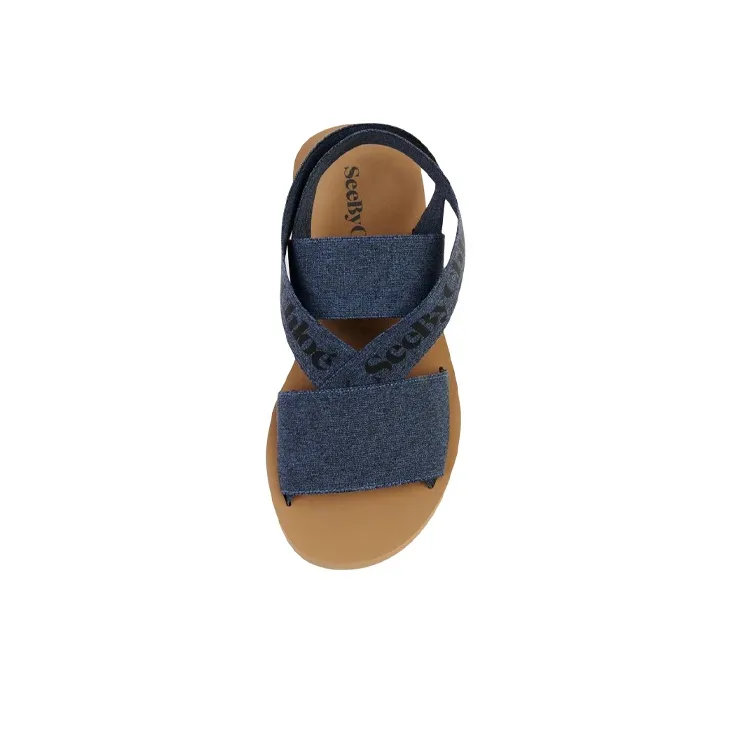See By Chloe Tessie Strap Sandals Women's Denim Blue-3