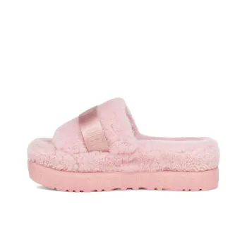 UGG Fluffita Thick Sole Pink Slippers Women's