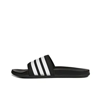 Adilette Adidas Cloudfoam Plus 'Black White'