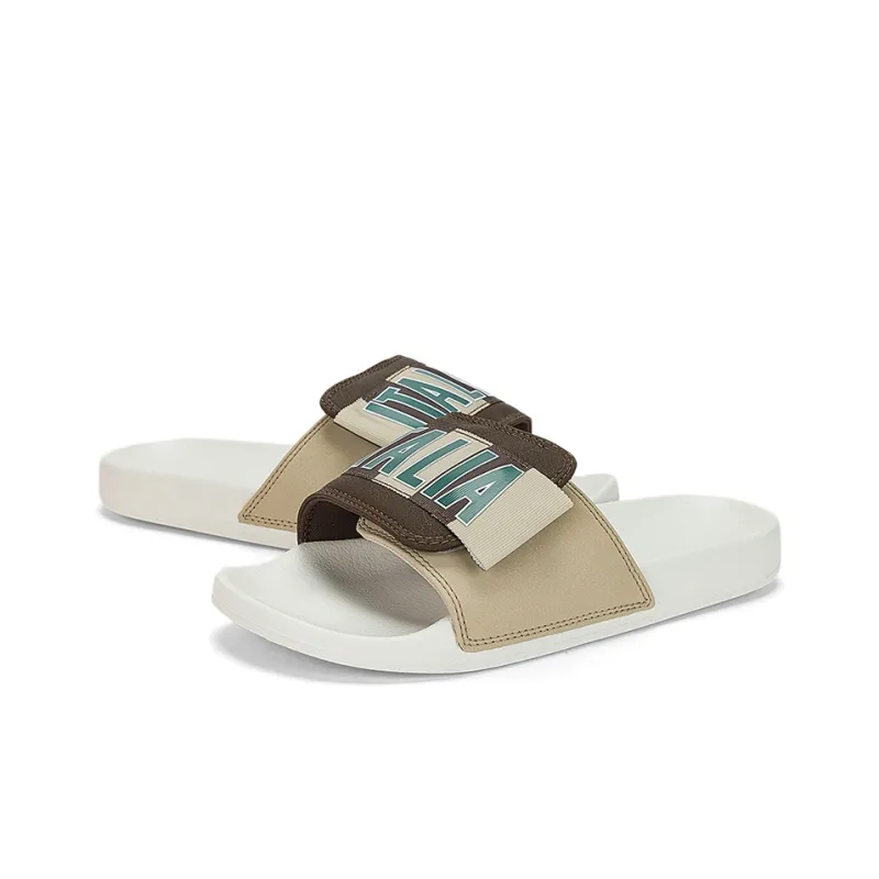 Kappa EVA Quiet Slip Resistant Slide Slippers Unisex White Umber-3