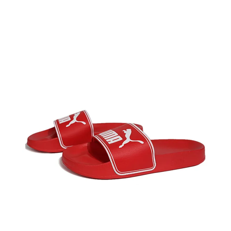 PUMA Leadcat Slide White/Red-2