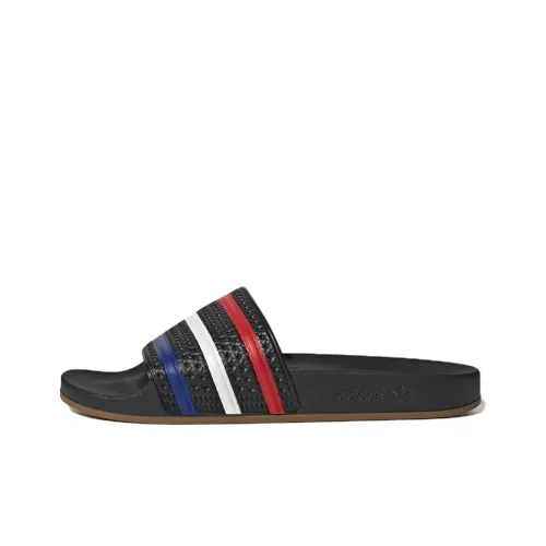 Adidas Originals hoodie Slides Slide Slippers Men's Black Red
