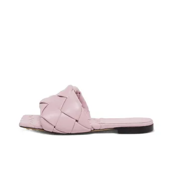 Bottega Veneta Lido Slide Slippers Women's Pink