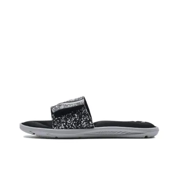 Under Armour Ignite 6 Graphic Strap Slide 'Black Mod Grey'