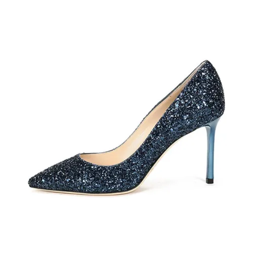 Jimmy Choo Romy High Heels Women's Navy