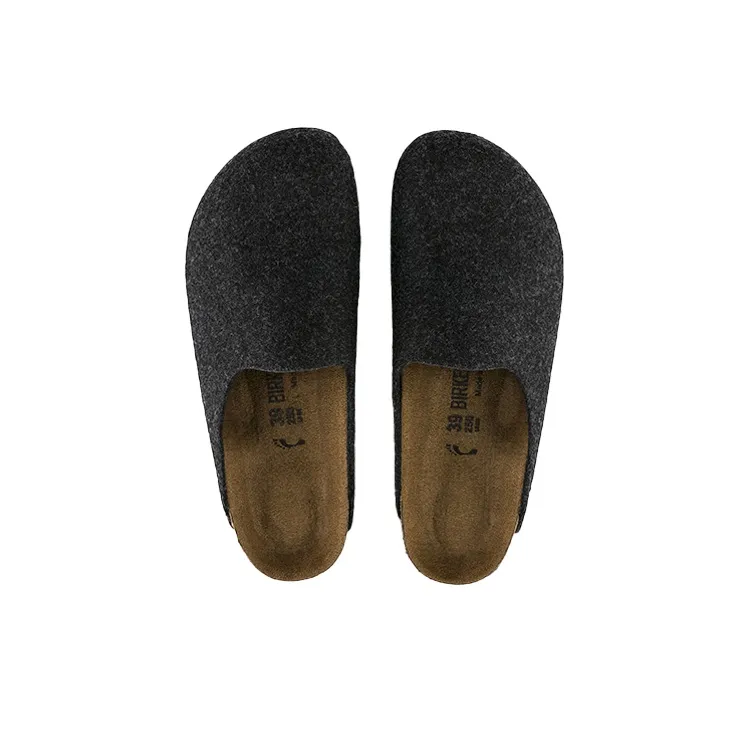 Birkenstock Amsterdam Stylish Sandals Unisex Coal Gray-5