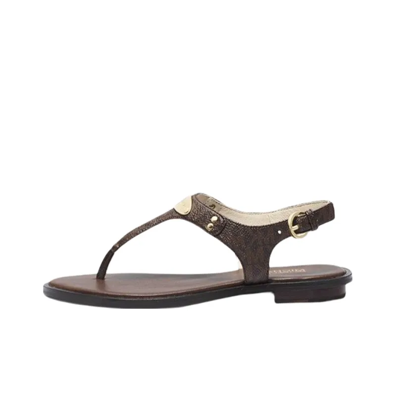 Michael Michael Kors Monogram print Thong Sandals-0