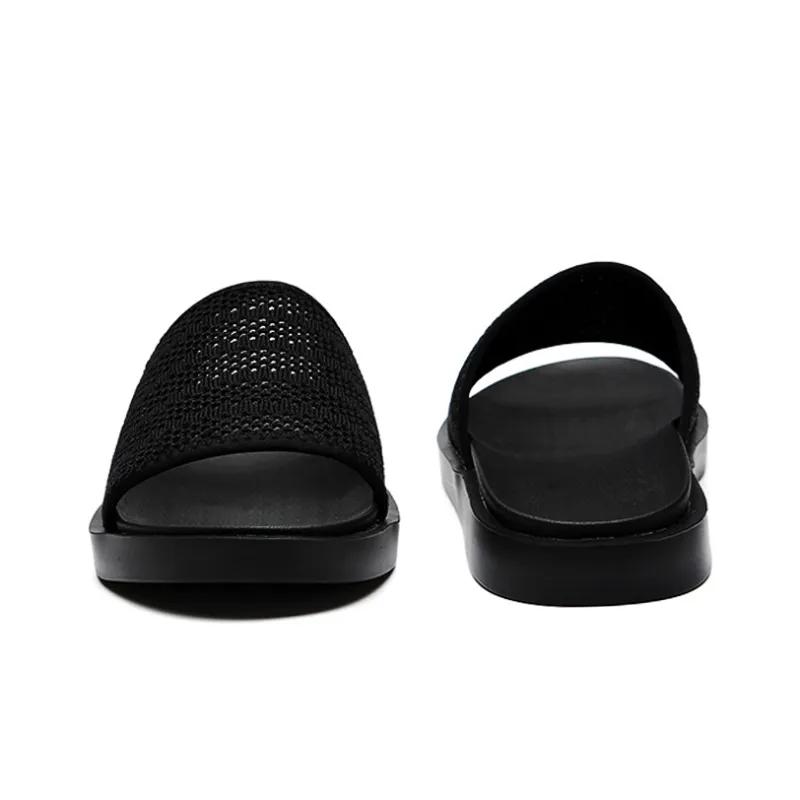 YEDANI Slide Slippers Men's Black-3