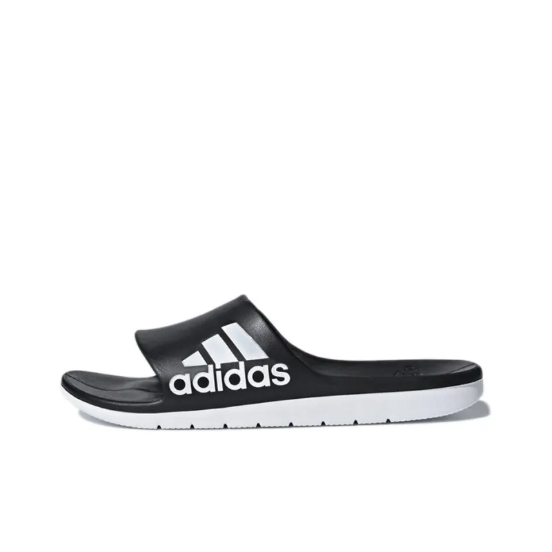Adidas Aqualette Cloudfoam Slippers 'Black White'-0