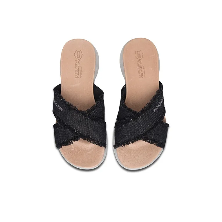 Skechers ON THE GO Rubber Sole Slippers Women's Black-2