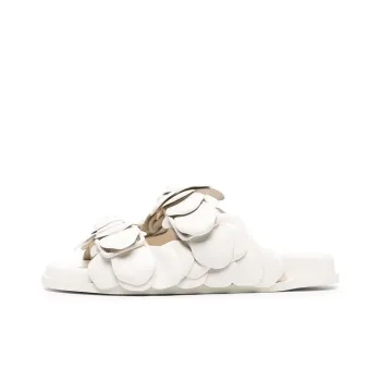 Valentino Atelier Slide Slippers Women's White